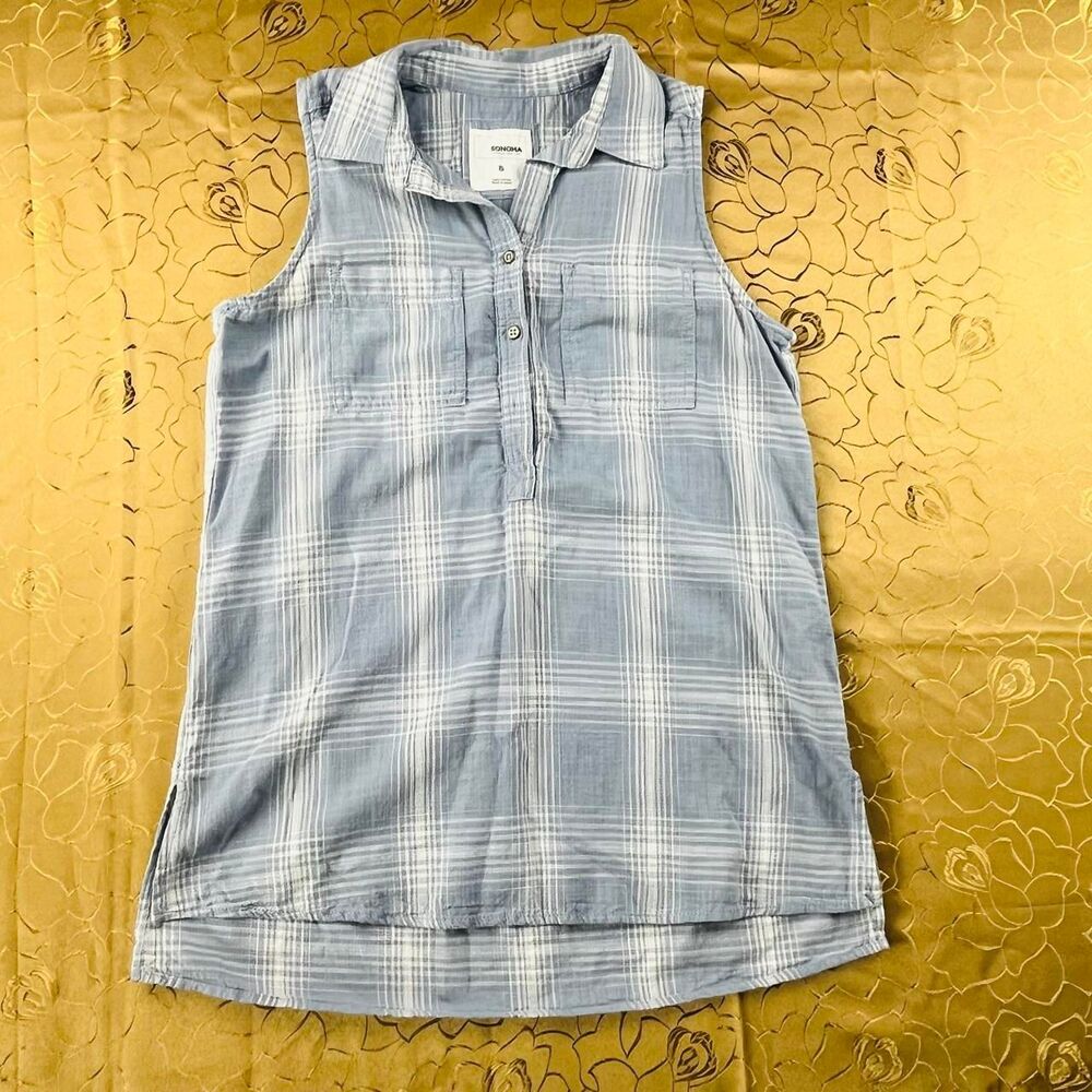 Sonoma-goods-for-life Women's Blue Shirt S